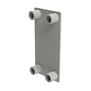 profile end cap / press-fit / rectangular / polyamide