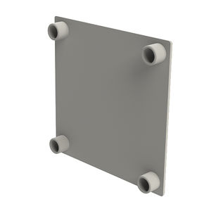 profile end cap / press-fit / square / polyamide