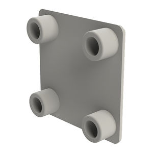 profile end cap / press-fit / rectangular / polyamide