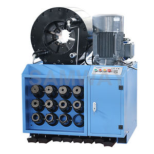 hydraulic hose crimping machine / fully automatic / hydraulic / foot-operated