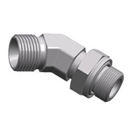 hydraulic fitting / threaded / 45° angle / male