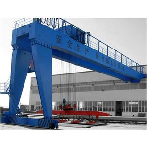 double-girder semi-gantry crane