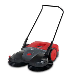 walk-behind sweeper / battery-powered / manual