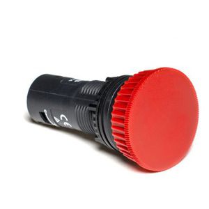 mushroom switch / emergency stop / bipolar / panel-mount