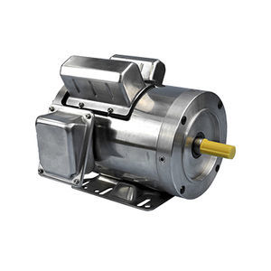 single-phase motor / asynchronous / IP55 / stainless steel