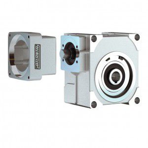 worm servo-gearbox / orthogonal / precision / for servo motors