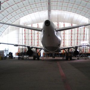 industrial hangar / modular / inflatable