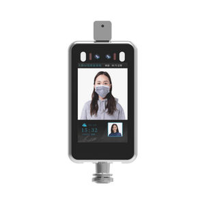 access control system with temperature measurement