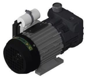 rotary vane vacuum pump / oil-free / single-stage / air-cooled