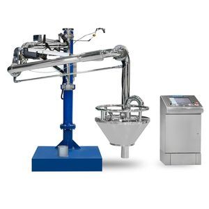top-loader loading arm