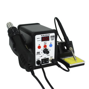 manual soldering station / with temperature control / ESD / LED