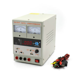 AC/DC power supply / adjustable / with short-circuit protection / with USB outlet