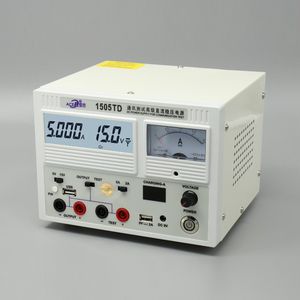 AC/DC power supply / adjustable / with USB outlet / digital