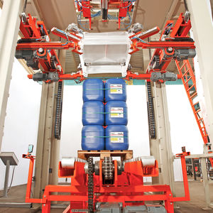 stretch film hood machine