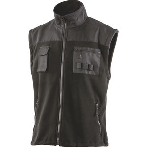 work vest / cold weather / polyester / zippered