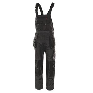 work brace overall / canvas / polyester / black