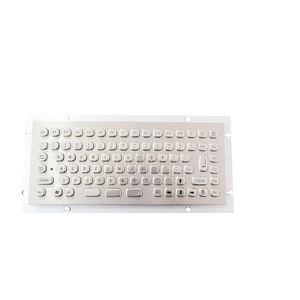 desktop keyboard / with mechanical keys / compact / stainless steel