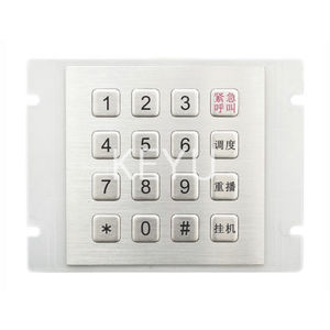 stainless steel keypad