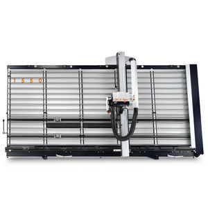 panel sawing machine / for plastics / semi-automatic / vertical