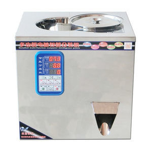 filling machine with vibratory feeder
