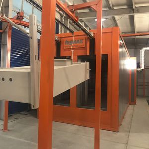 manual powder coating line / automatic