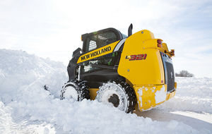 胶轮打滑驾驶装载机