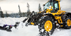 loader snow-plow