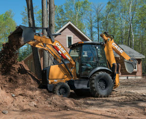 rigid backhoe loader