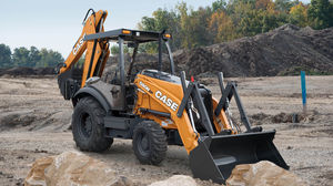 rigid backhoe loader