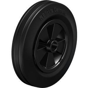 wheel with solid tire / rubber / low-noise