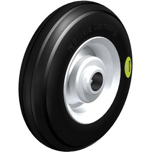 wheel with solid tire / rubber / low-noise / elastic