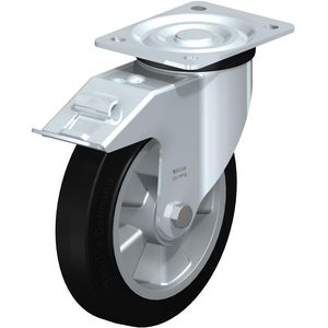 swivel caster / base plate / ball bearing / high load capacity