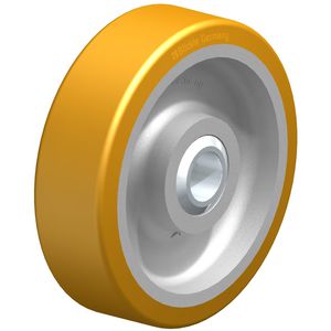 wheel with solid tire / cast iron / for heavy loads / non-marking