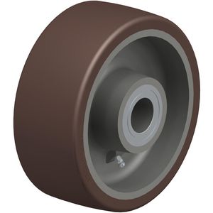 wheel with solid tire / polyurethane / for heavy loads / non-marking