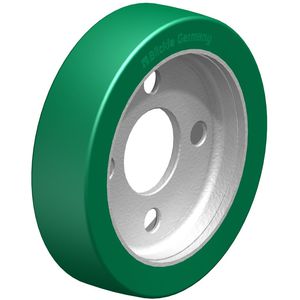 wheel with solid tire