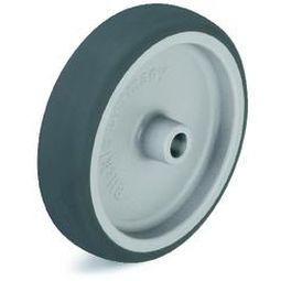 wheel with solid tire / rubber / for medium loads / low-noise