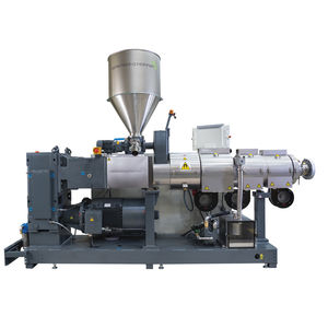 tube extruder / for WPC / twin-screw