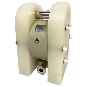 chemical pump / air-driven / diaphragm / for the pharmaceutical industry