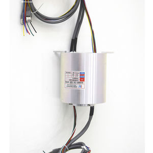 Ethernet slip ring / hollow-shaft / for measurement instruments / aluminum alloy