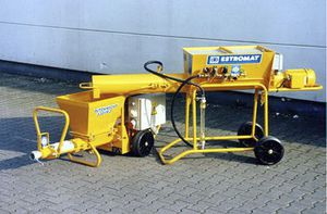 plaster spraying machine