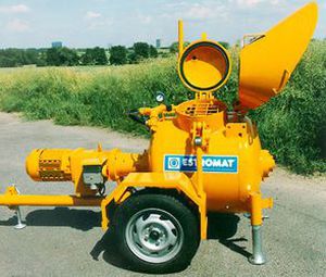 electric screed mixing and coveying machine