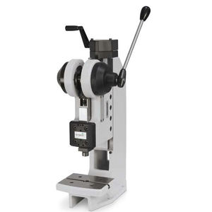 manual press / assembly / with stroke force monitoring / C-frame