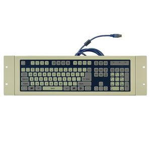 rack-mount keyboard / with mechanical keys / without pointing device / short-travel