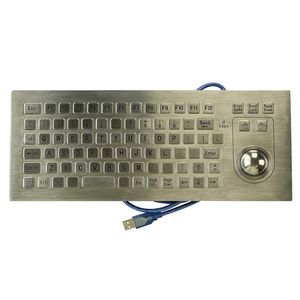 panel-mount keyboard / with mechanical keys / with trackball / with mouse