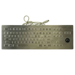 panel-mount keyboard / with mechanical keys / with trackball / with mouse