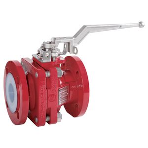 ball valve / manual / flange / 1-piece