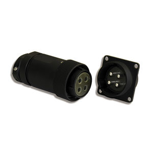 circular connector / RF / DIN