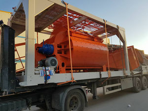 stationary concrete mixer