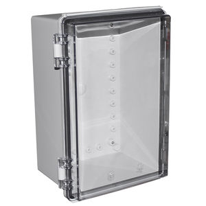 enclosure with hinged cover