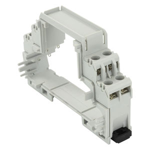 DIN rail-mounted terminal block